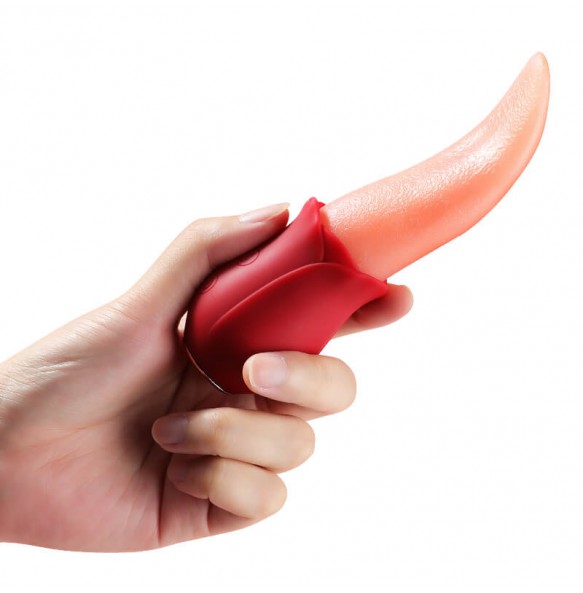 MizzZee - Tongue Dance Lover's Tongue Licker Vibrator (Chargeable - Red)